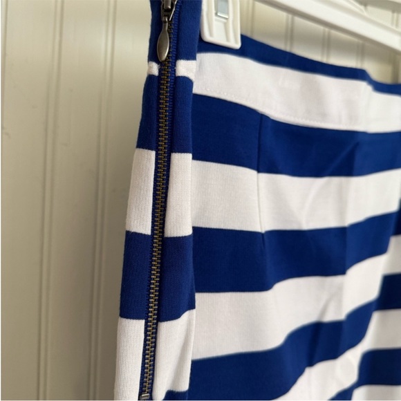 Banana Republic Striped Skirt Size 6 Navy and White - Picture 4 of 5